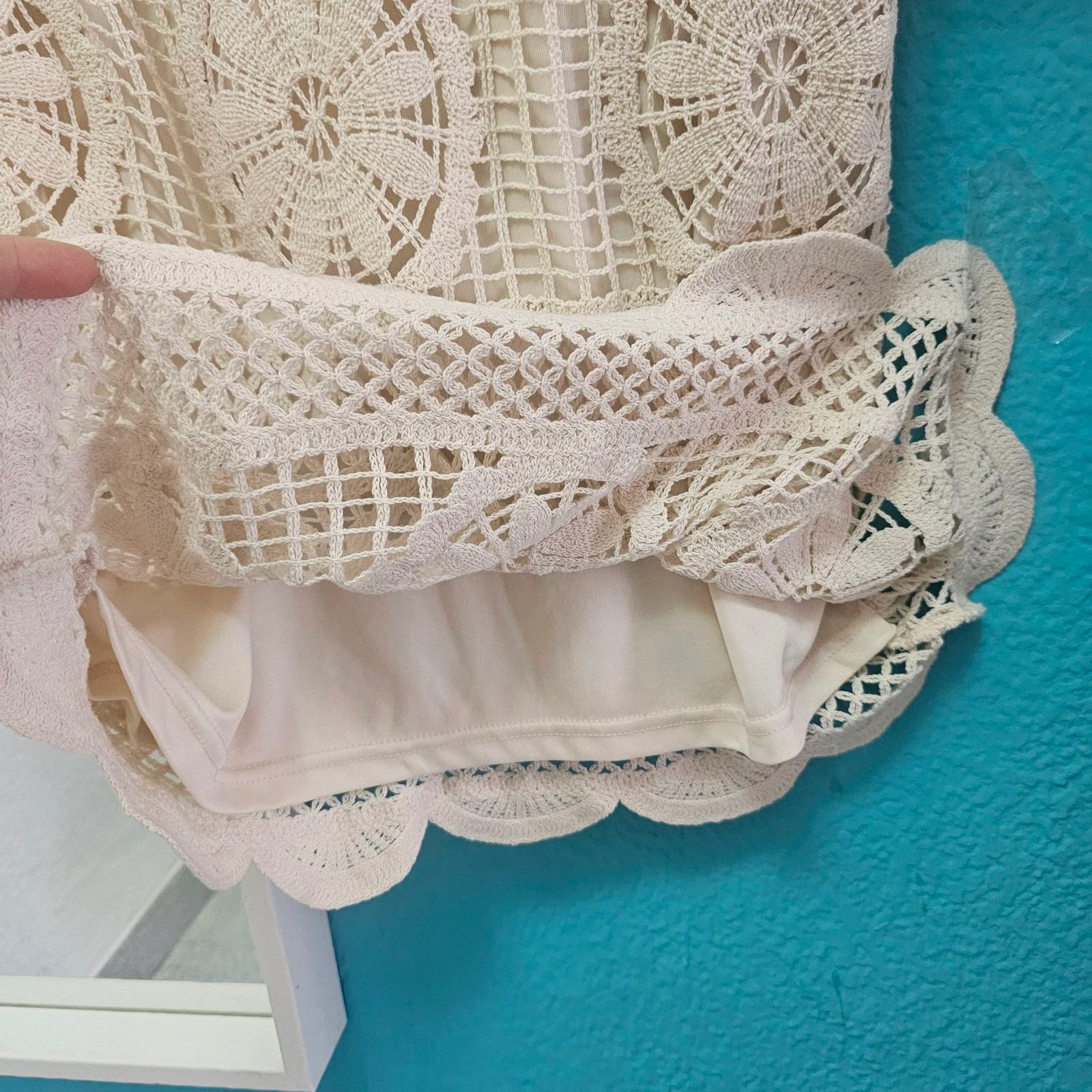 Vestido crochet talla S – photo 4